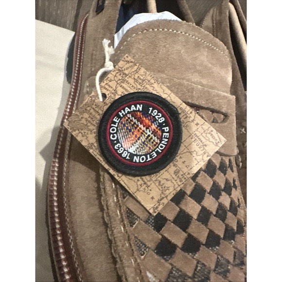 COLE HAAN X Pendleton 10.5M American Classic Penny Loafer Chestnut Acadia Plaid main image 10